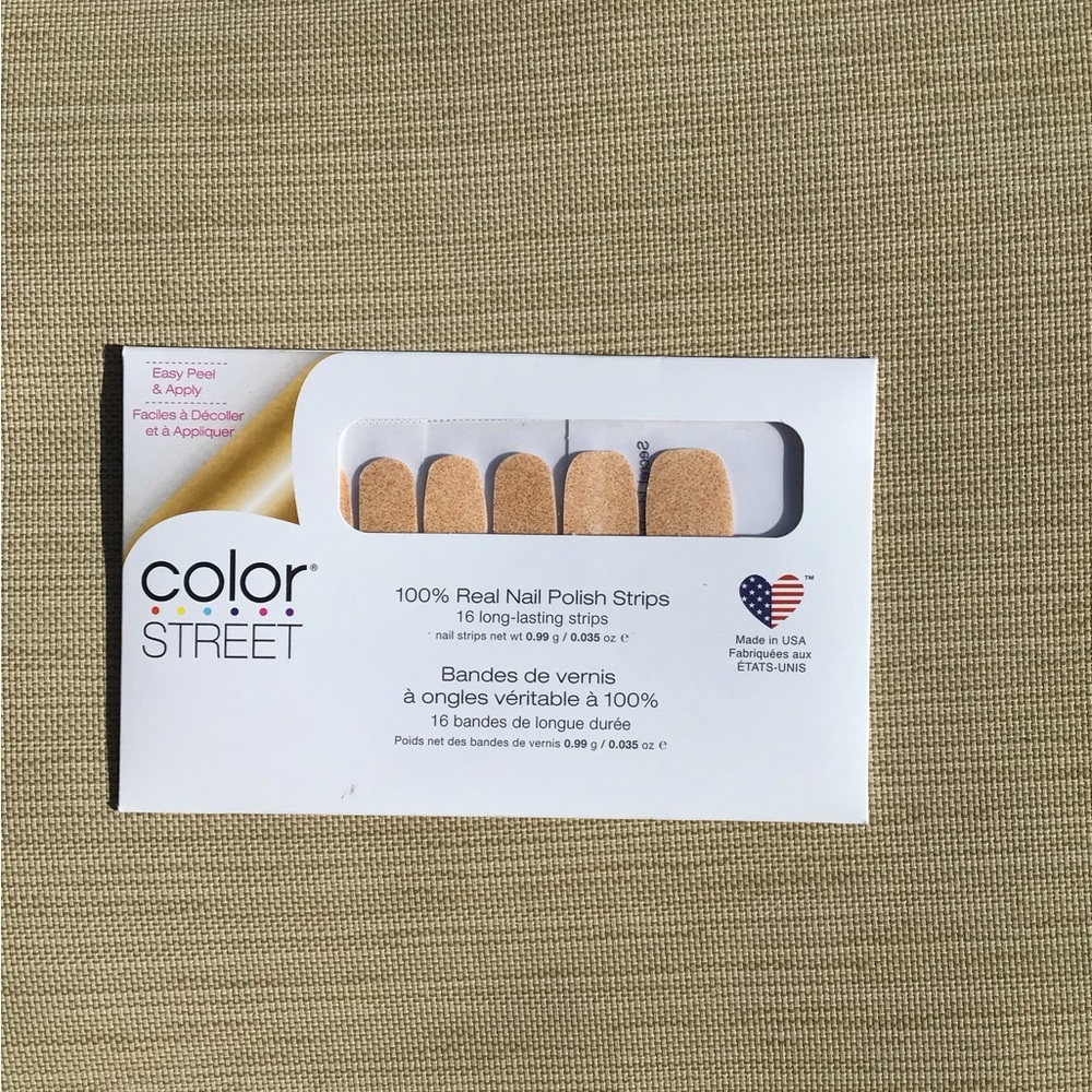 Color Street Gold Nail Polish Strips